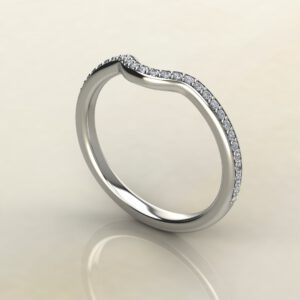0.12Ct Moissanite Wedding Band Ring
