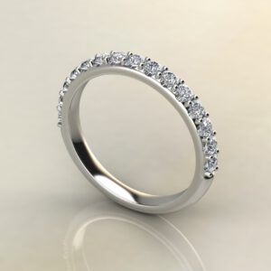 0.52Ct Moissanite Wedding Band Ring