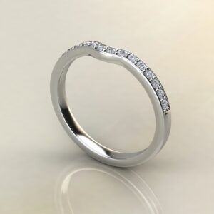 0.16Ct Moissanite Wedding Band Ring