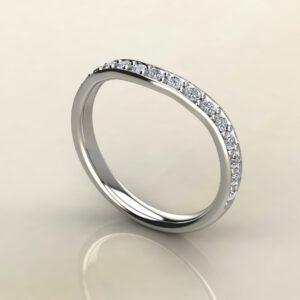 0.39Ct Moissanite Wedding Band Ring