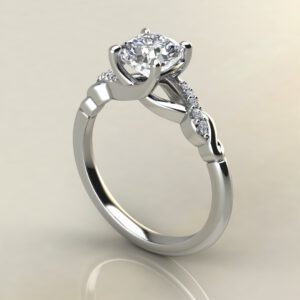 Ivy Cushion Cut Moissanite Engagement Ring