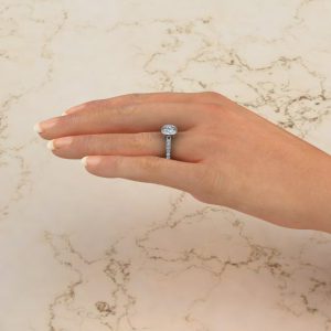 R020 White Gold Basel Round Cut Engagement Ring (2)